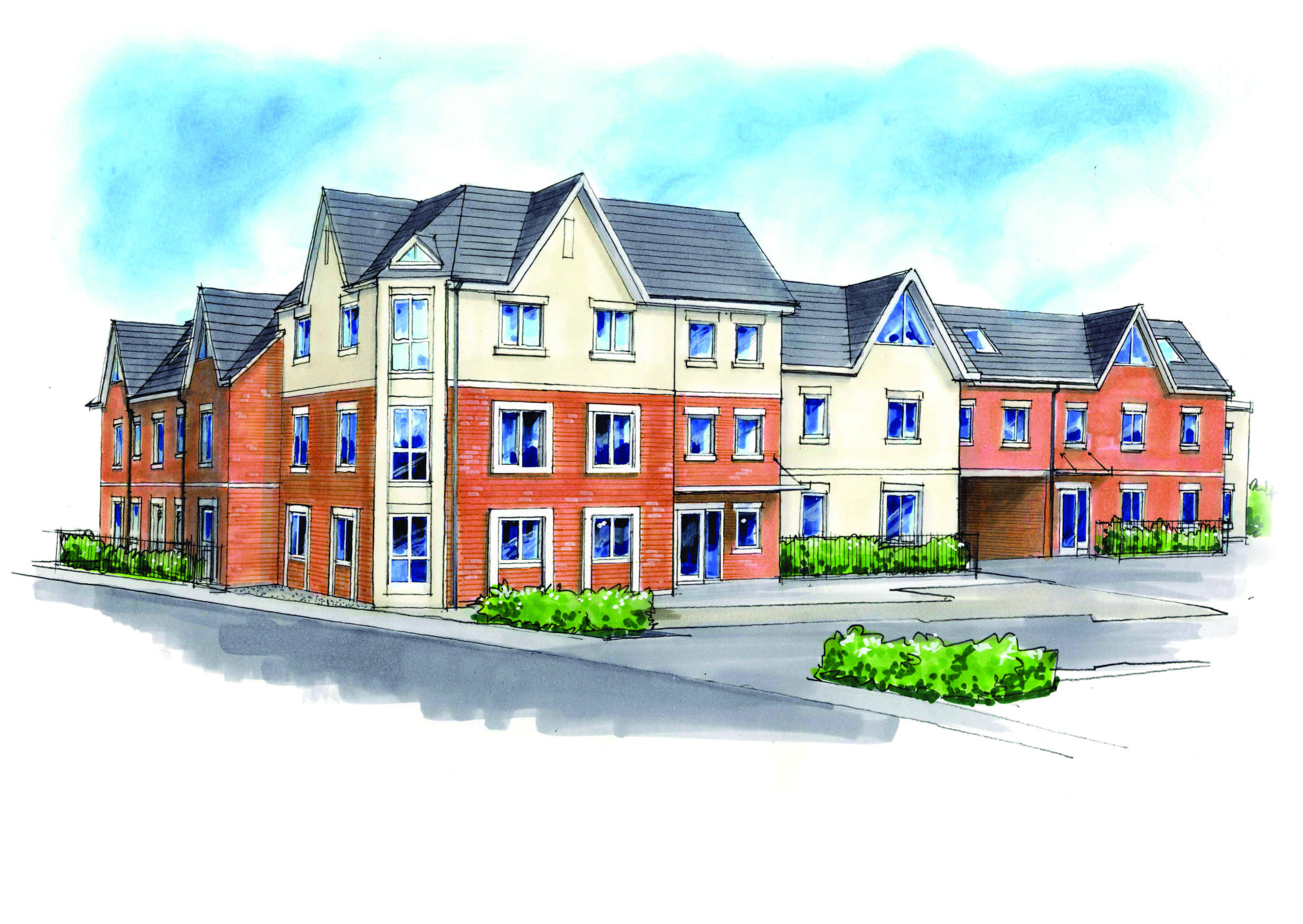 Permission for 22 flats in Bridgwater